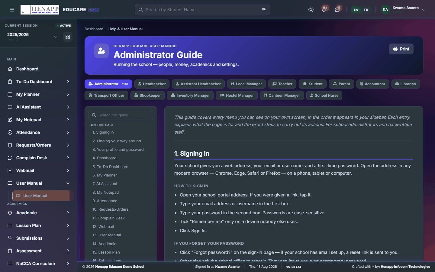 User Manual — User Manual