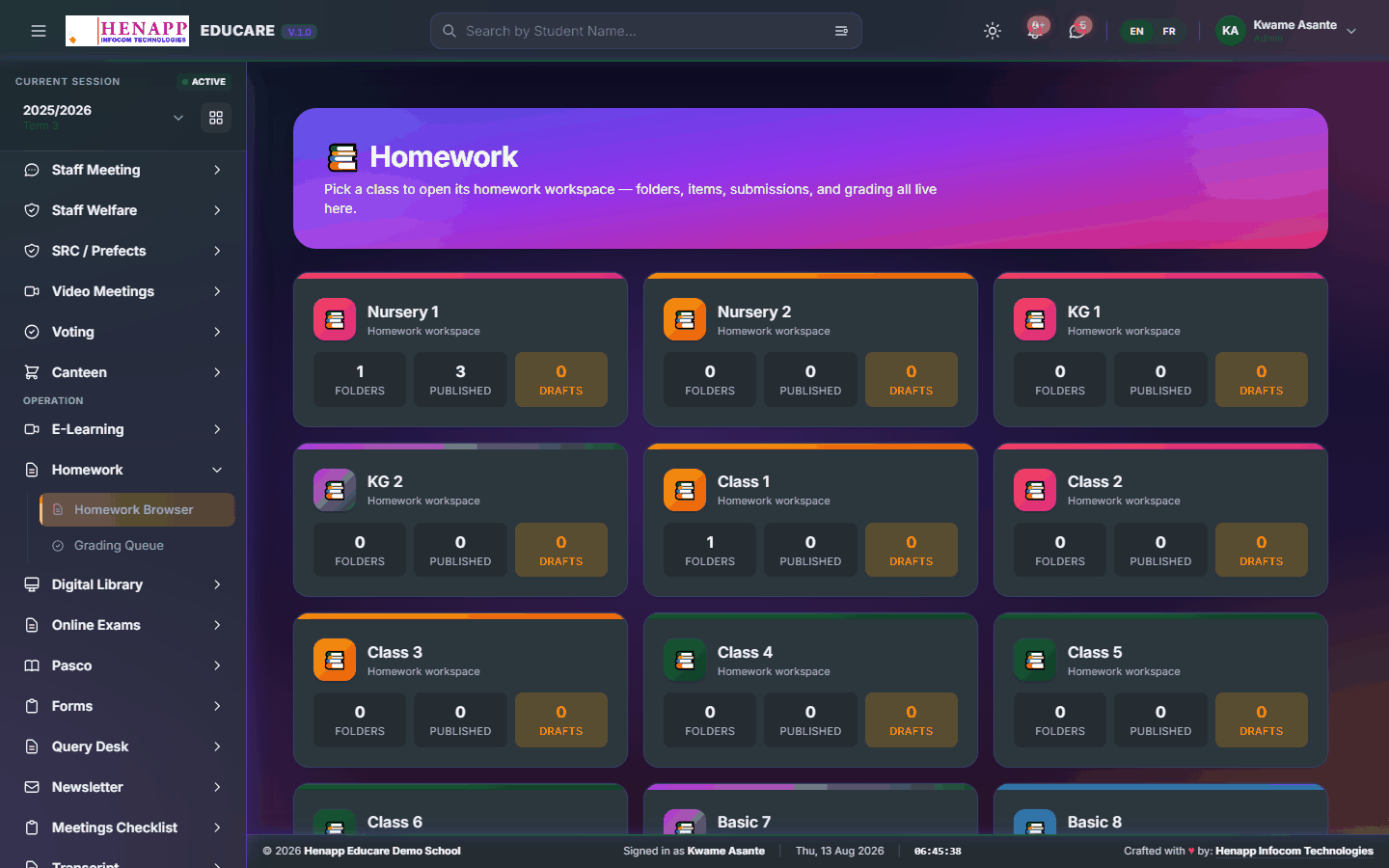 Homework Browser — Homework